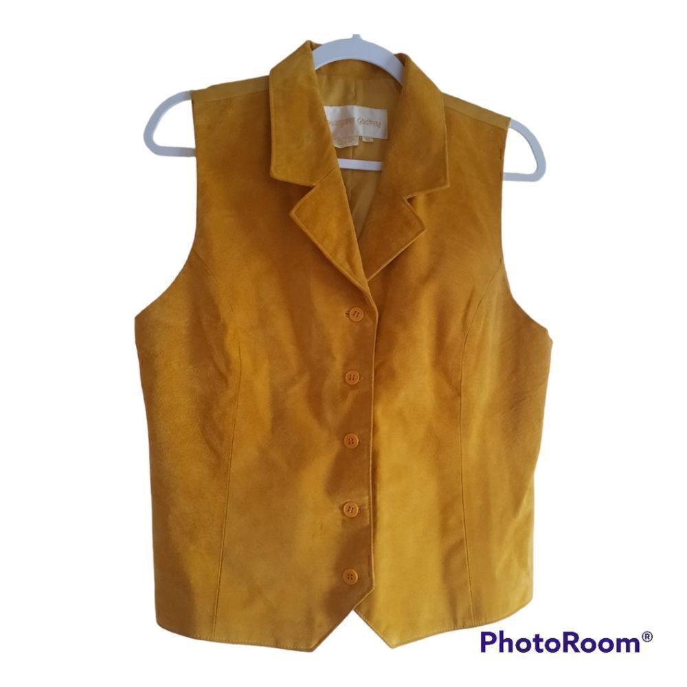 Vintage Margaret Godfrey  Hippie Vest Vintage Suede Vest